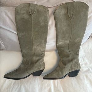 Isabel Marant Denvee Suede Boots 41 10.5